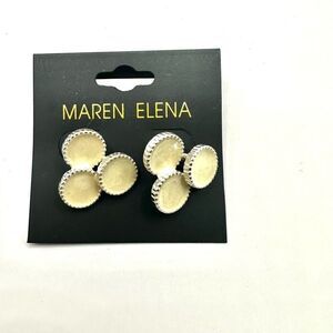 Maren Elena 3 circle  post earrings